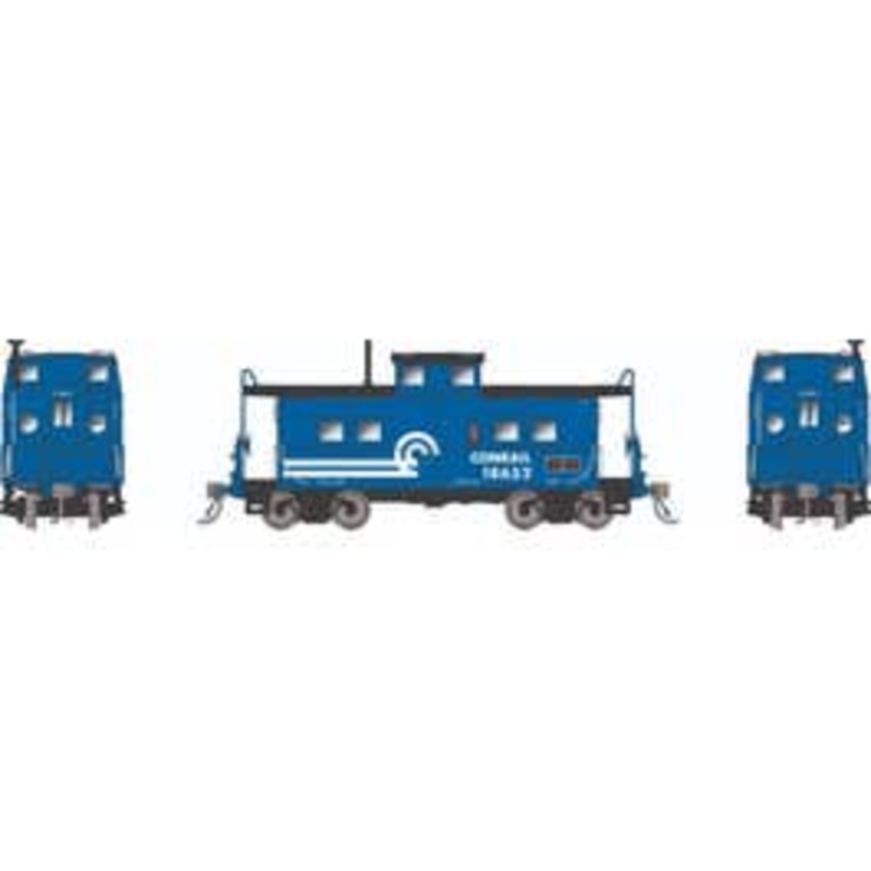Rapido 144105 HO Northeastern-style Caboose w/ porthole windows: Conrail: #18652