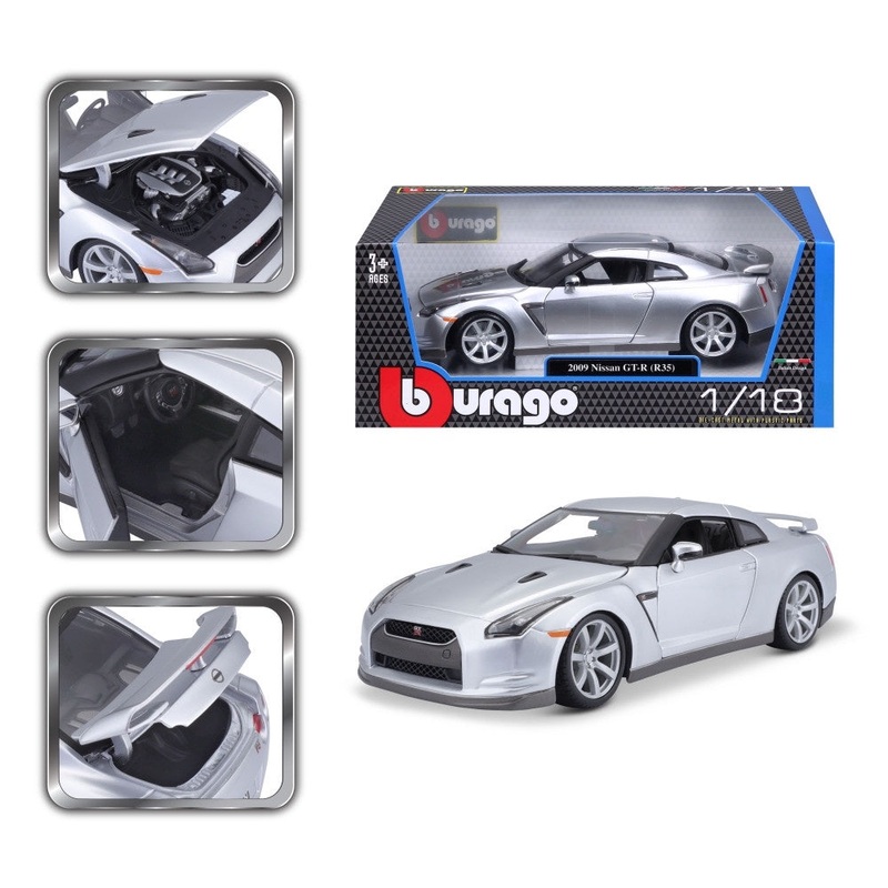Burago – 1/18 Nissan GT-R R35 2009