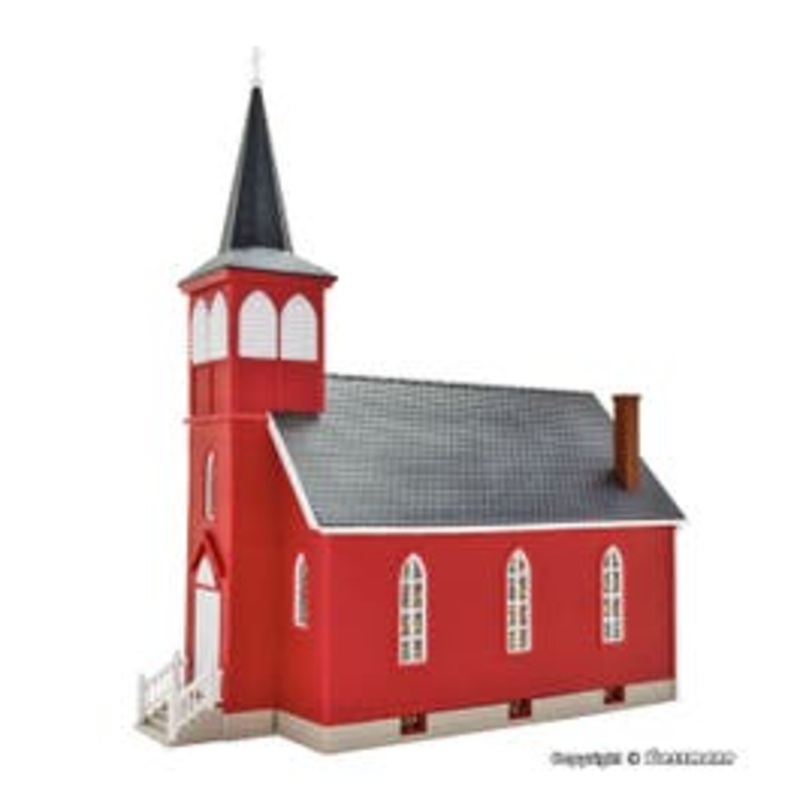 Kibri 38845  HO Cottage grove church with LED lighting