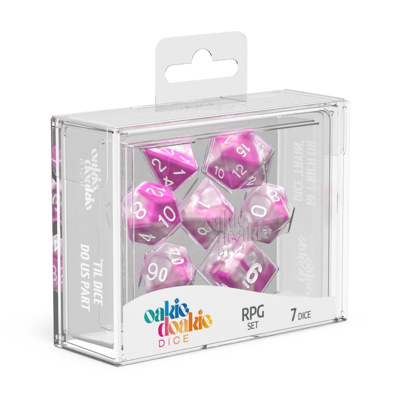 Oakie Doakie Dice – RPG Set GemiDice Magnolia (7)
