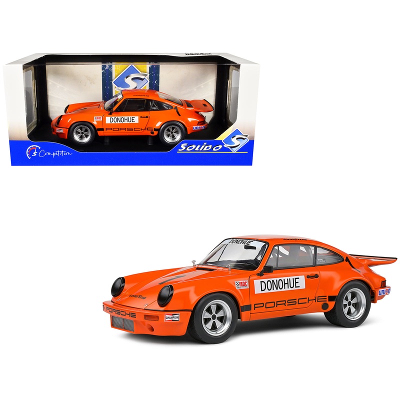 Porsche 911 RS 3.0 #1 Mark Donohue Winner “IROC Daytona” (1974) “Competition” Series 1/18 Diecast Model Car by Solido