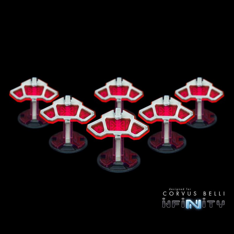 Warsenal – Access Terminal 6 pack – Fluorescent Red