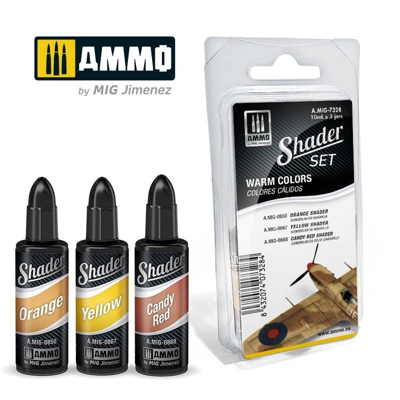 AMMO – 7328 Warm Colors Matt Shader Set