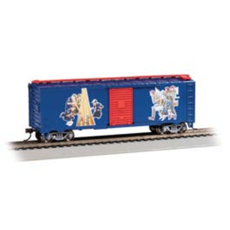 Bachmann 16021  HO BOY SCOUTS OF AMERICA – SCOUTS IN ACTION Boxcar