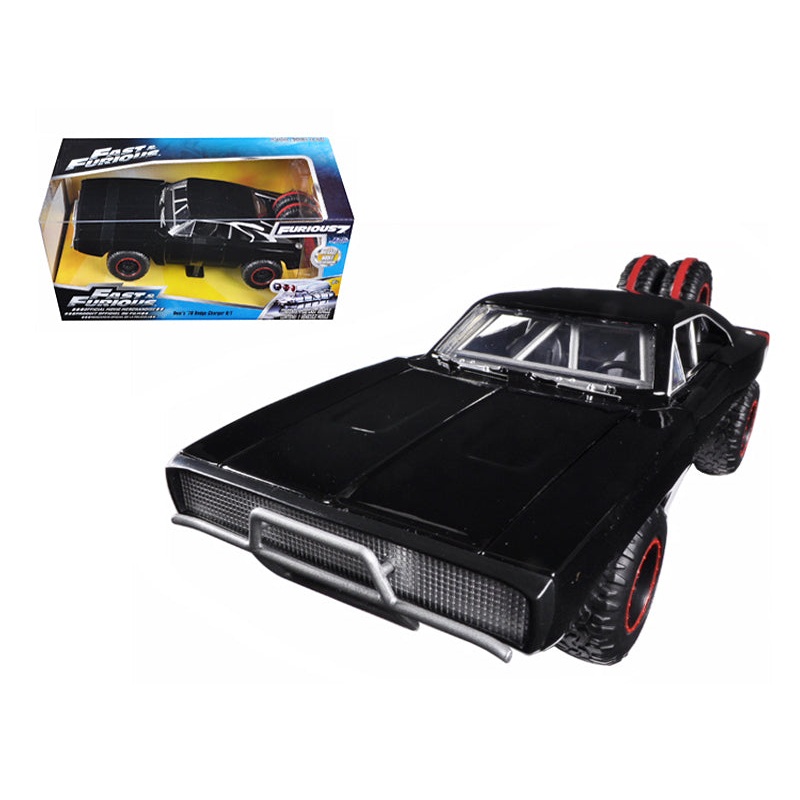 Dom’s 1970 Dodge Charger R/T Off Road Version “Fast & Furious 7” Movie 1/24 Diecast Model Car by Jada