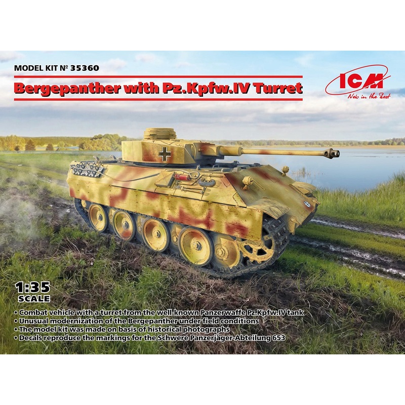 ICM – 1/35 Bergepanther w/ Pz.Kpfw.IV Turret