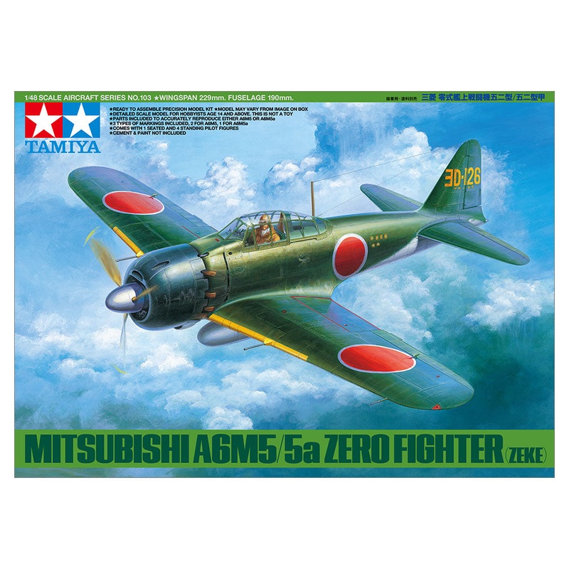 Tamiya – 1/48 A6M5 / 5a Zero (Zeke)