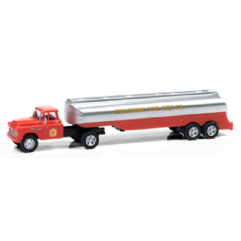Classic Metal Works #31197 1957 Chevy w/Tanker Trailer (Millstone Township Fire Dept)
