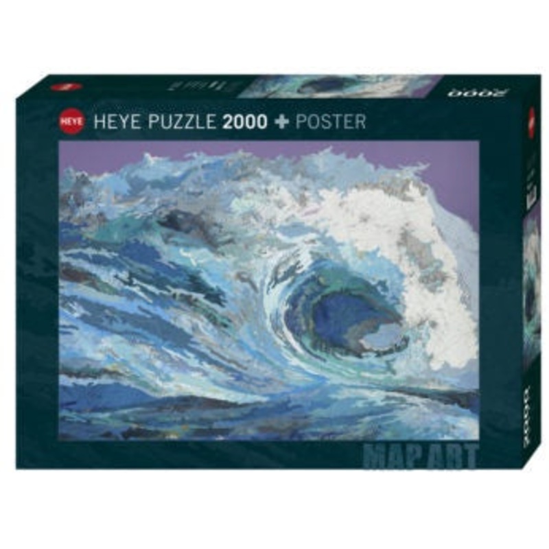 Heye – Matthew Cusick – Map Wave (2000pcs)