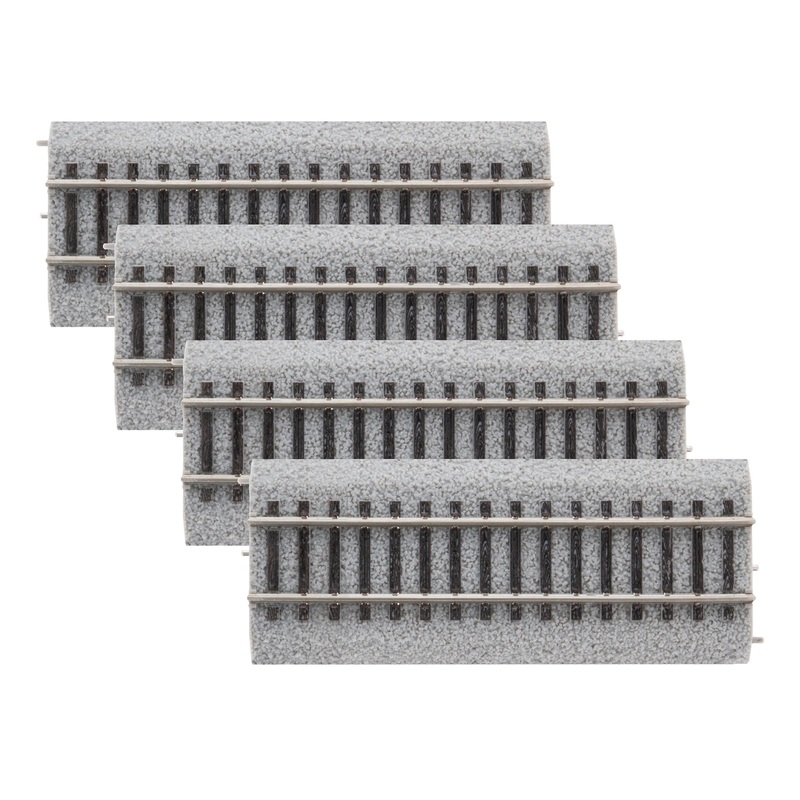 Lionel 8768044 HO, Magnelock Track 4.5 Inch Straight Section, 4 Pieces