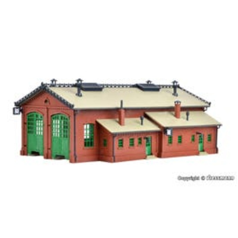 Vollmer 47608  N Loco shed, double track kit