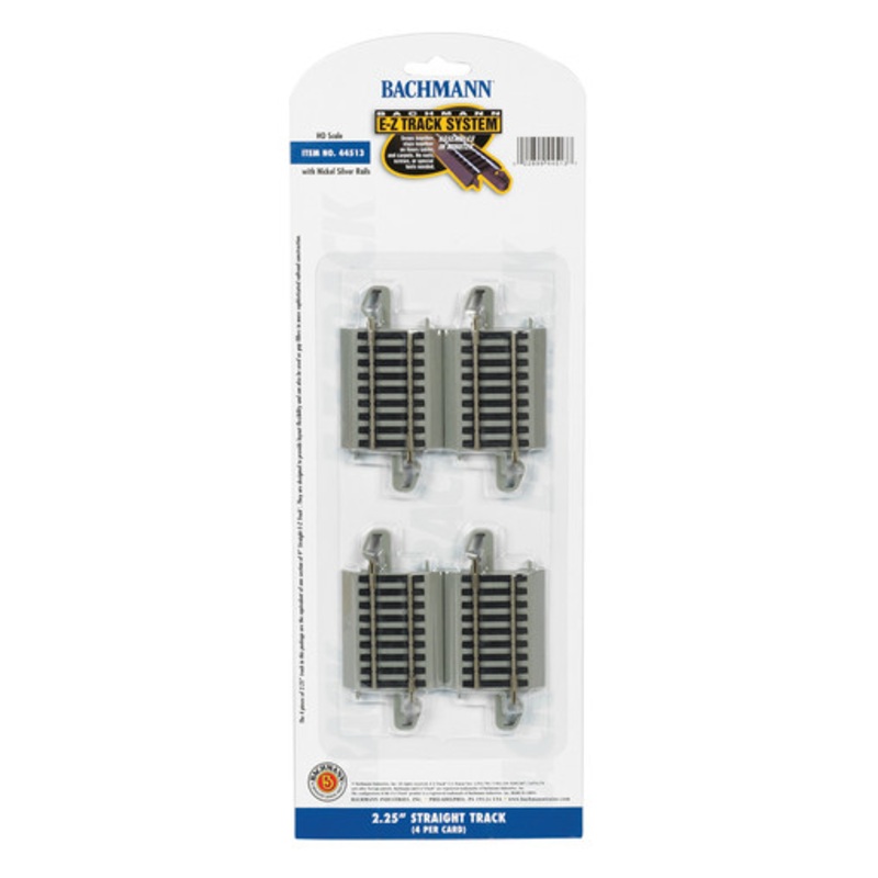 Bachmann 44513 HO Scale 2.25″ Straight Track
