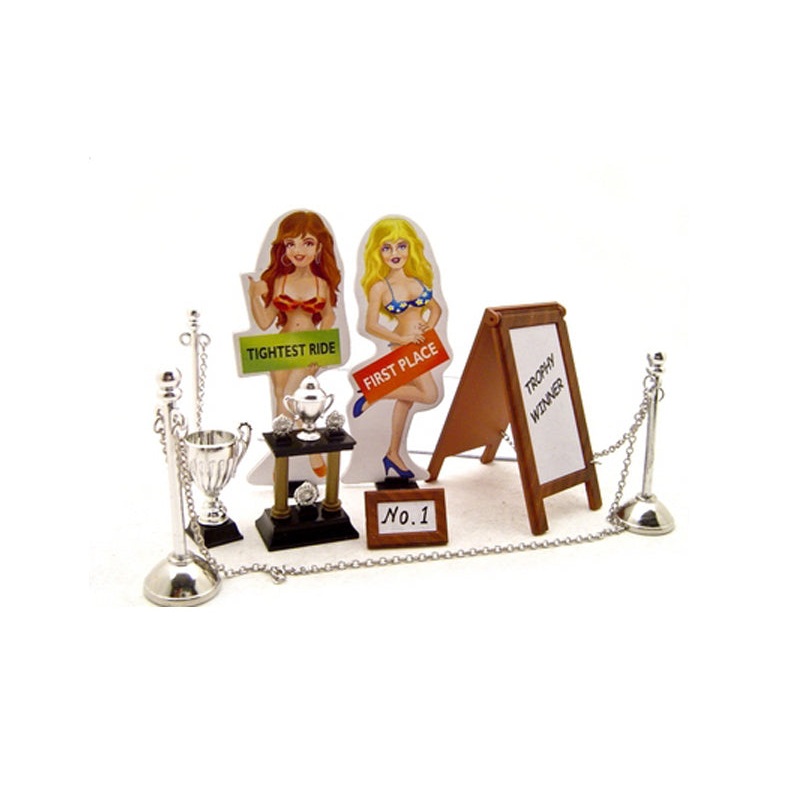 Car Show Trophy Set For 1/24 Scale Model Cars by Kinsfun