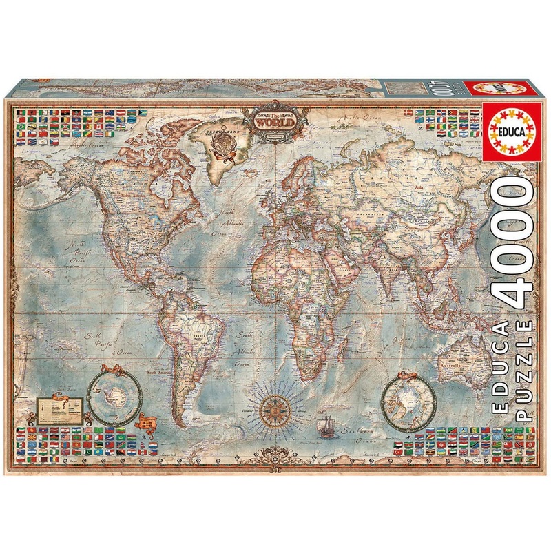 Educa – Historic World Map (4000pcs)