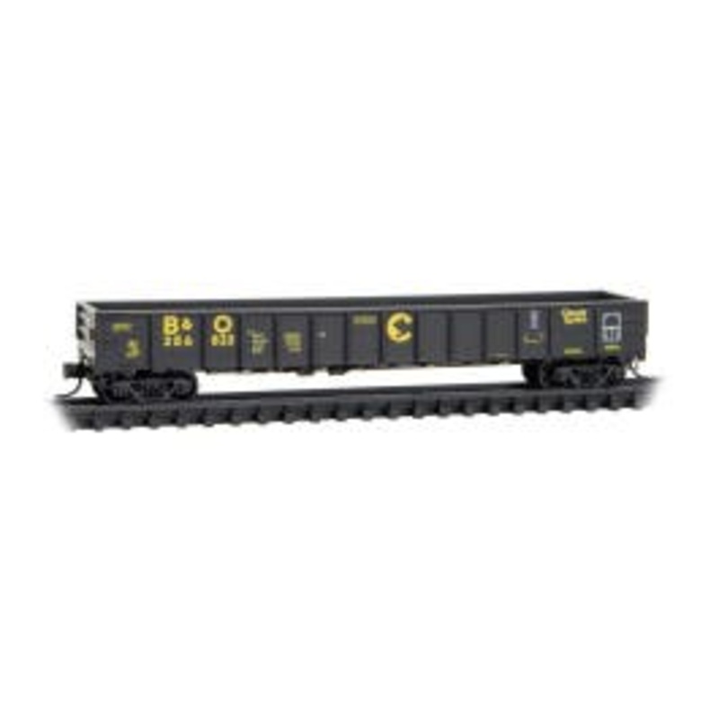 Micro Trains 10500790 N Scale 50' Steel Side Gondola Chessie System  Baltimore & Ohio Rd# 356823