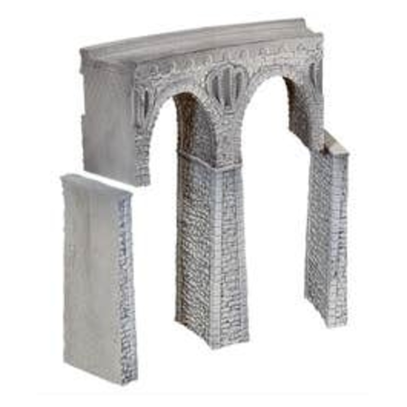 NOCH 58665  HO Quarrystone Viaduct, curved