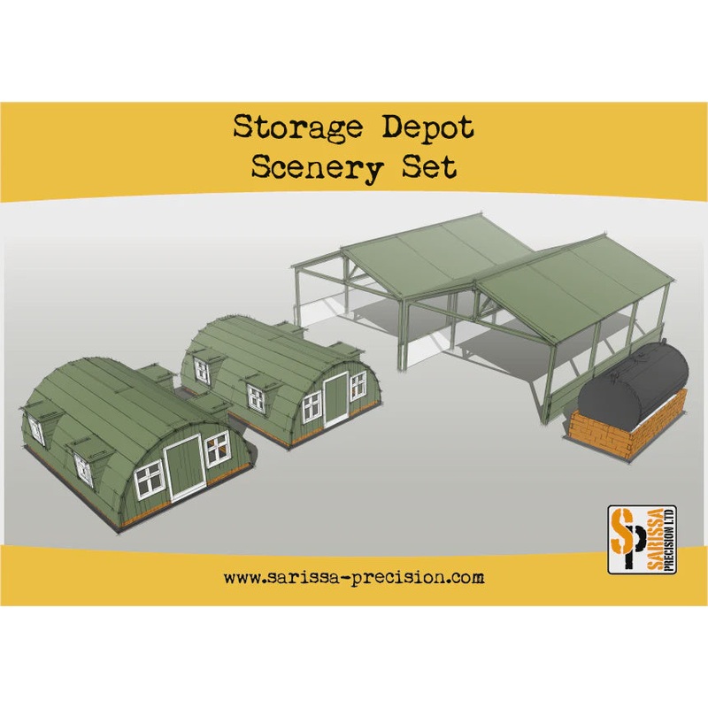 Sarrisa Precision – Storage Depot Scenery Set (N152)