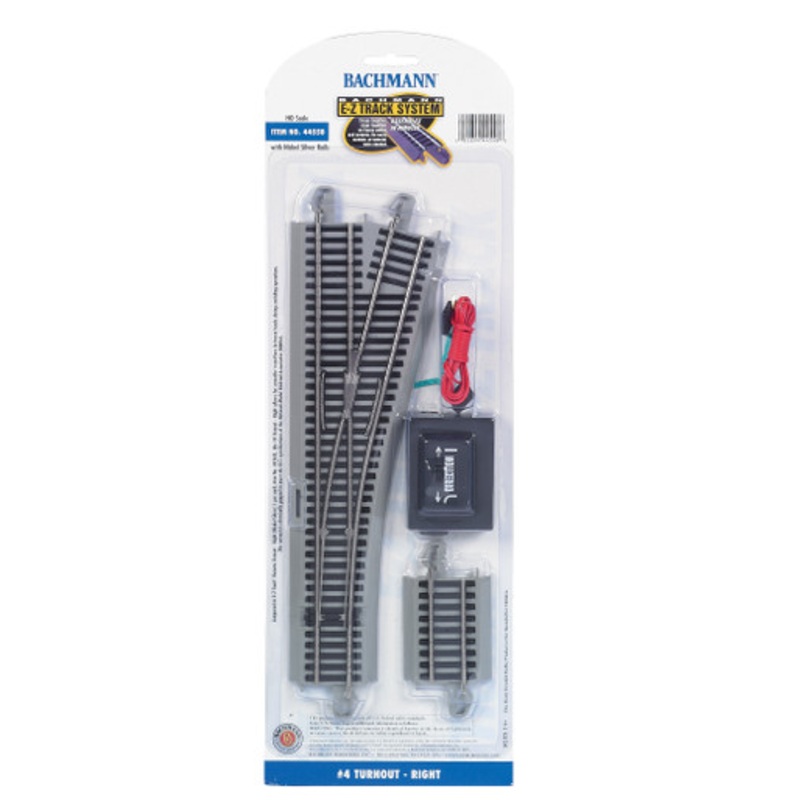 Bachmann 44558 HO Scale #4 Turnout Right