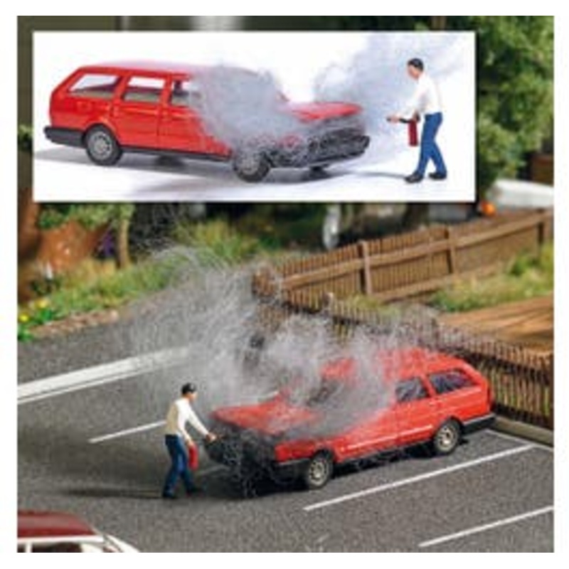 Busch 7881  HO Action Set: Engine Fire