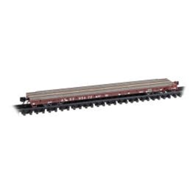 Micro Trains 13400042 N Scale – 60' Flat Car ATSF Rd# 95472
