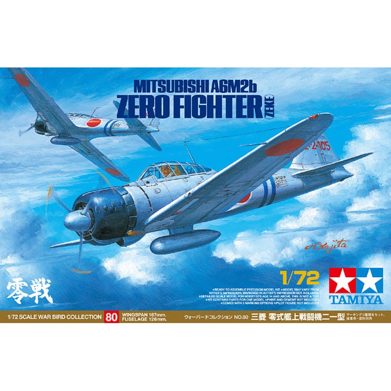 Tamiya – 1/72 A6M2b Zero (Zeke)
