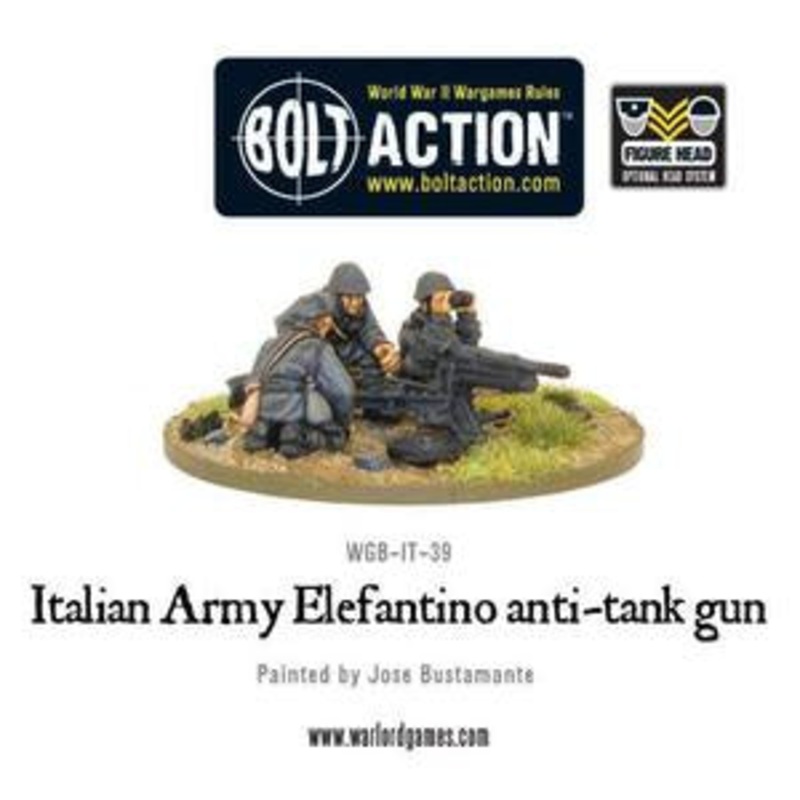 Warlord – Bolt Action  Italian Army 47mm Elefantino anti-tank gun