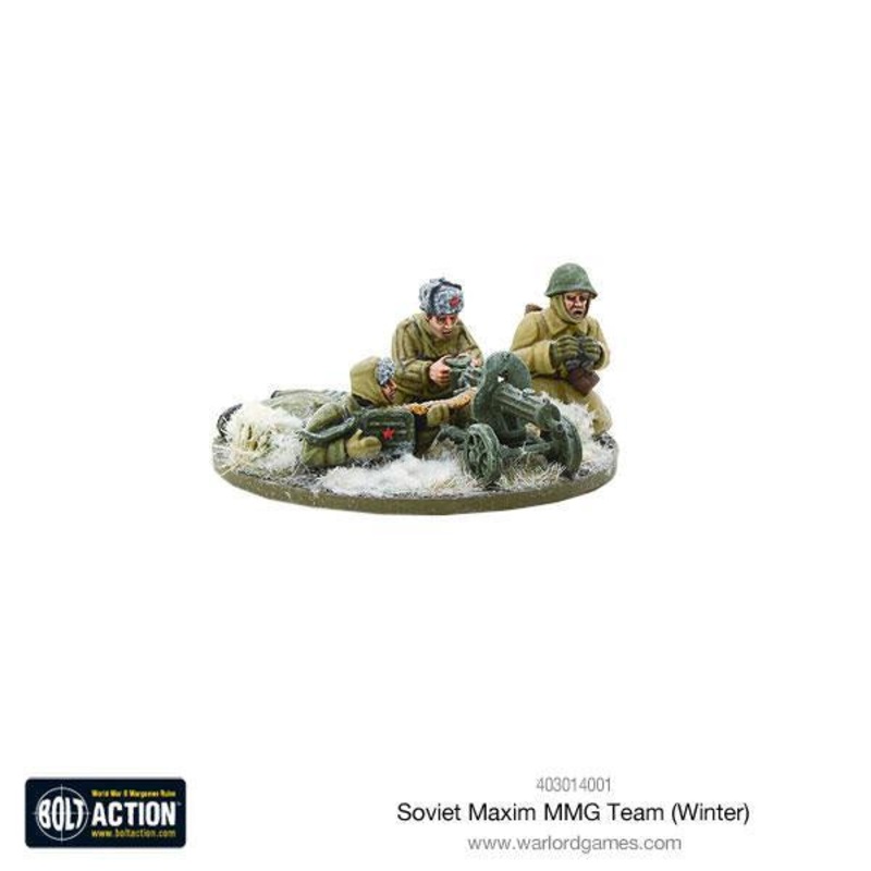 Warlord – Bolt Action  Soviet Maxim MMG Team (Winter)