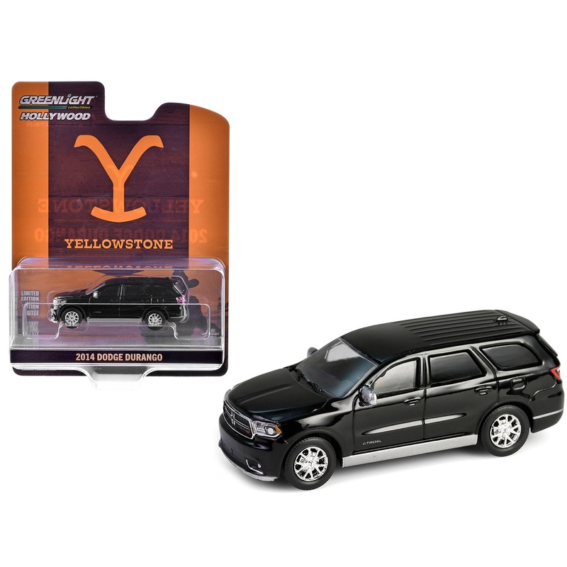 2014 Dodge Durango Black “Yellowstone” (2018-Current) TV Series “Hollywood Series” Release 43 1/64 Diecast Model Car by Greenlight