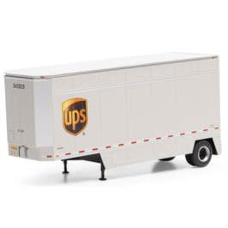 Athearn #90211 28' Drop Sill Trailer UPS w/Shield #343829