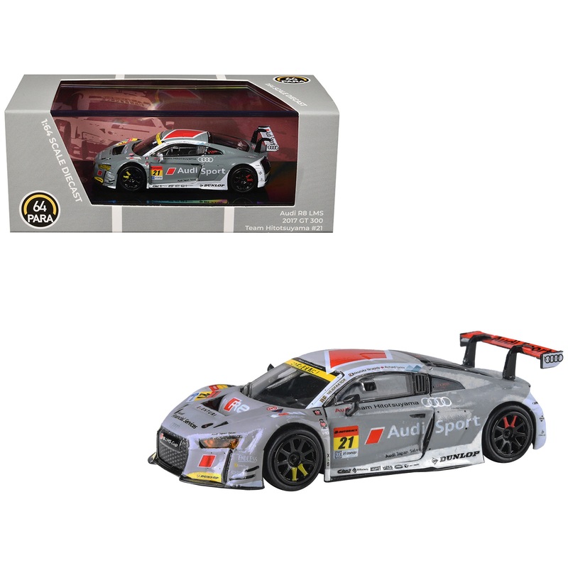 Audi R8 LMS #21 Richard Lyons – Masataka Yanagida “Team Hitotsuyama” “Super GT Series” (2017) 1/64 Diecast Model Car by Paragon Models