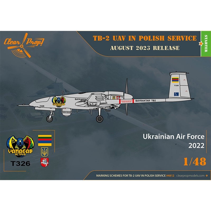 Clear Prop – 1/48 TB.2 UAV in Polish Service (Starter Kit)
