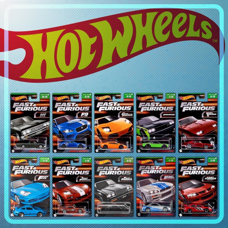 Hot Wheels – Fast & Furious (HNR88) (Sold Individually)