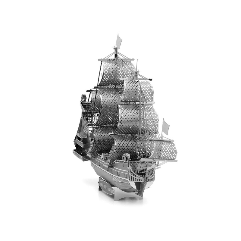 Model Kit Queen Anne’s Revenge Ship (Challenging Difficulty) Steel Model by Metal Earth