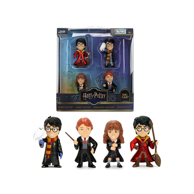 Set of 4 Diecast Figures “Harry Potter” “Metalfigs” Series by Jada