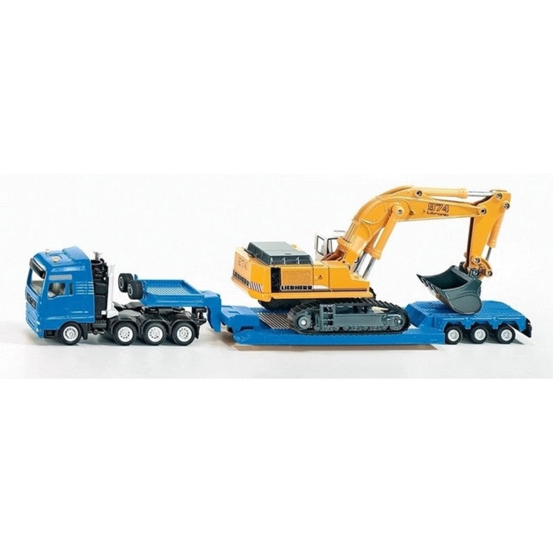Siku – 1/87 MAN Truck Heavy Haulage Transporter w/Liebherr Excavator