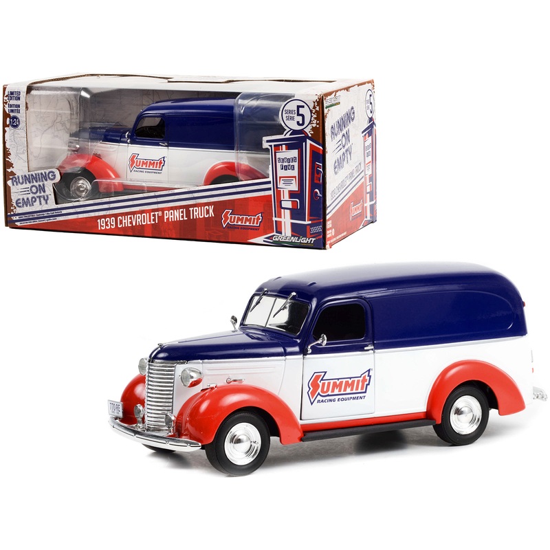 1939 Chevrolet Panel Truck “Summit Racing Equipment” “Running on Empty” Series 5 1/24 Diecast Model by Greenlight
