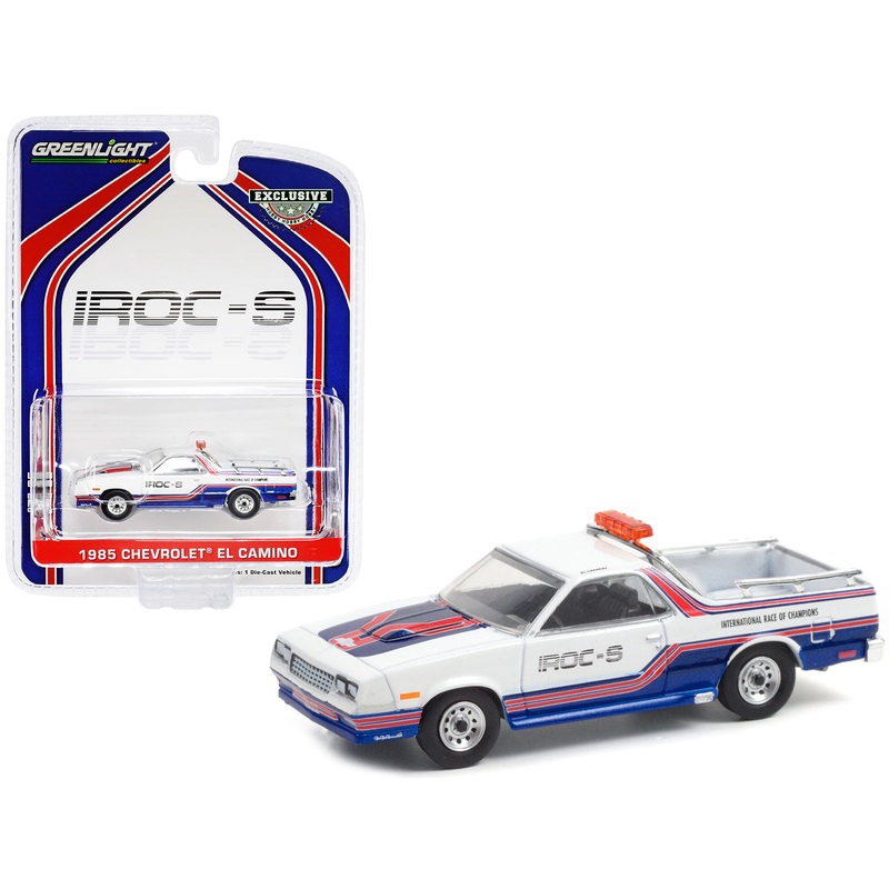 1985 Chevrolet El Camino SS Pickup Pace Truck IROC-S “International Race of Champions” (1985) “Hobby Exclusive” 1/64 Diecast Model Car by Greenlight