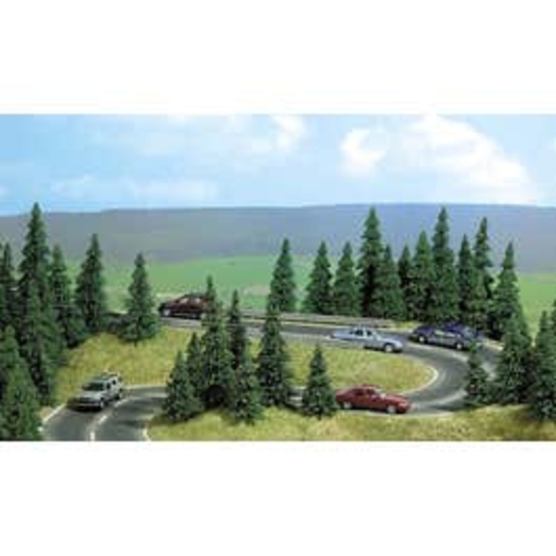 Busch 9711  HO road curve (semicircle 3.14 inches x 9.05 inches)