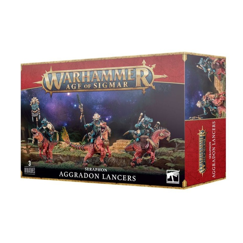 GW – Warhammer AOS Seraphon: Aggradon Lancers  (88-18)