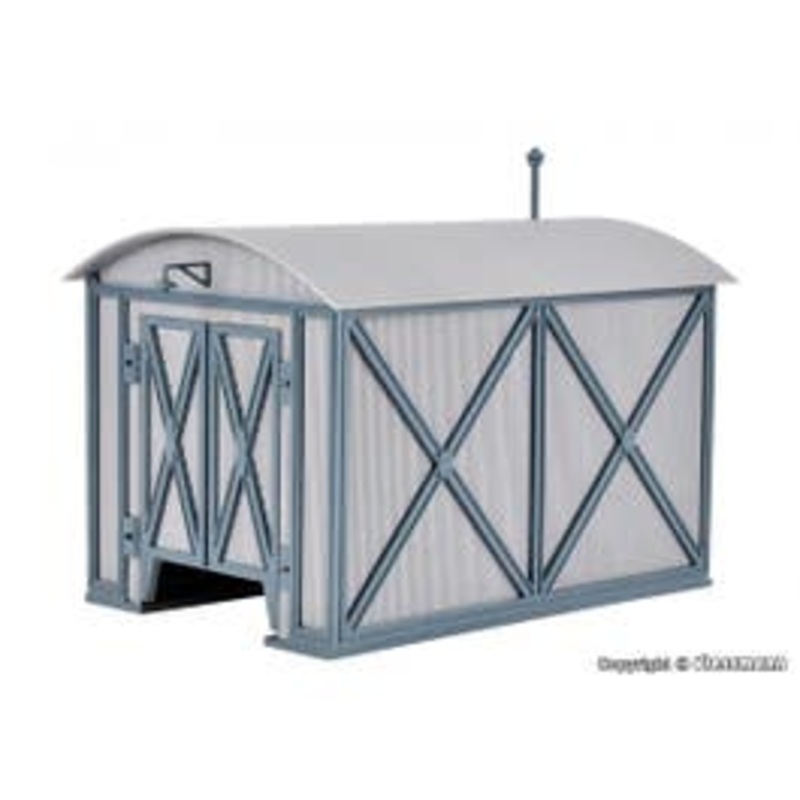 Vollmer 45761  HO Loco shed for Kf, single track kit