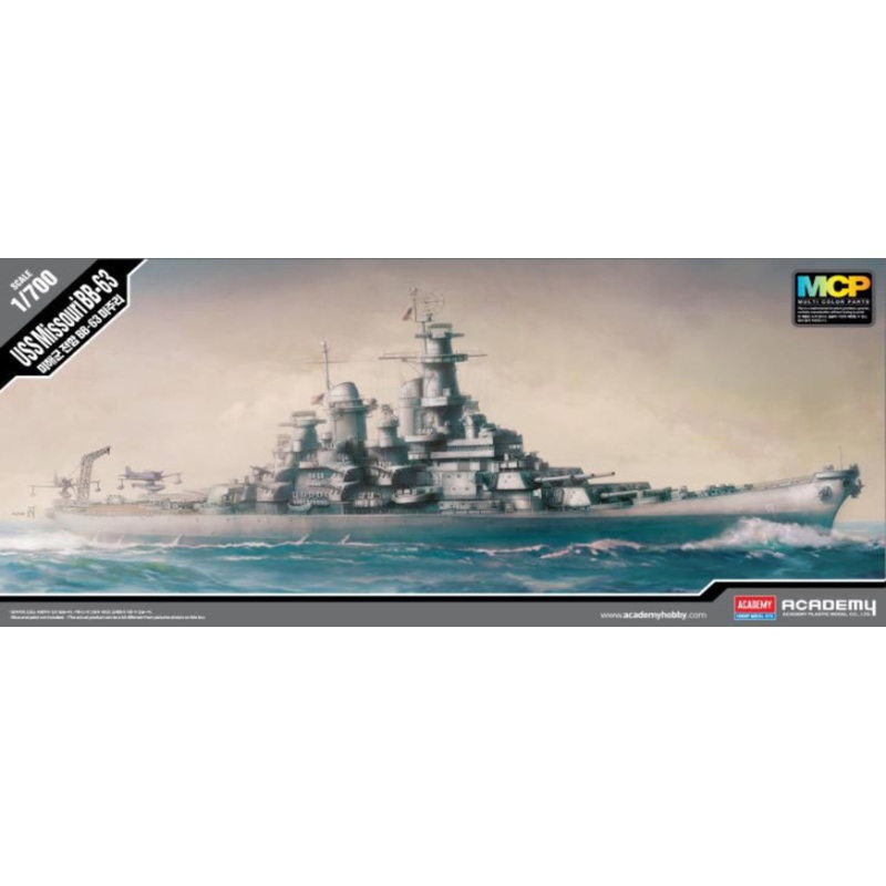 Academy – 1/700 U.S.S. Missouri (MULTI Coloured)