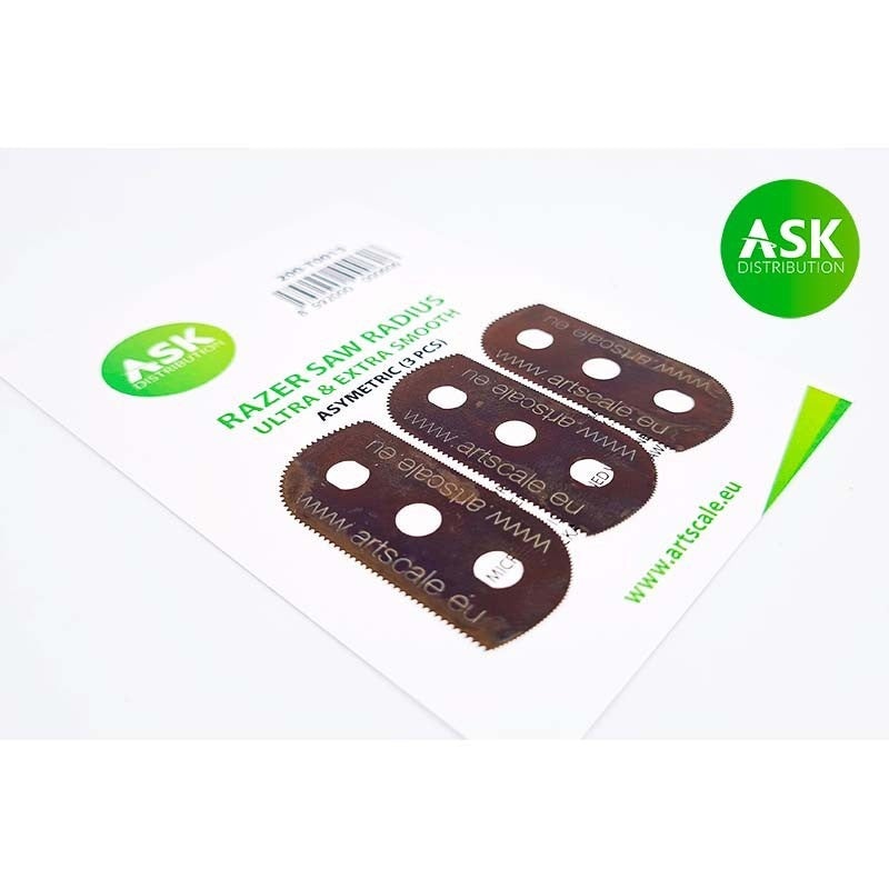 Art Scale Kit – Razor Saw (Ultra & Extra Smooth Asymmetric 100/65 Teeth) (3 pcs)