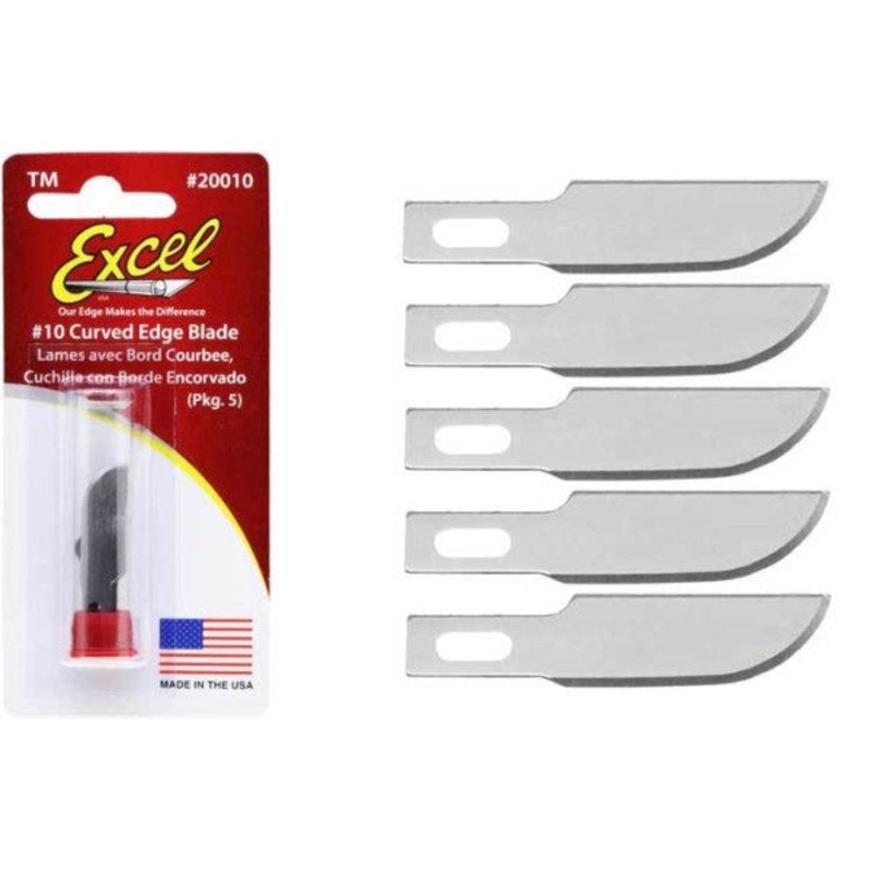 Excel – Blade #10 Curved Edge (5pcs)