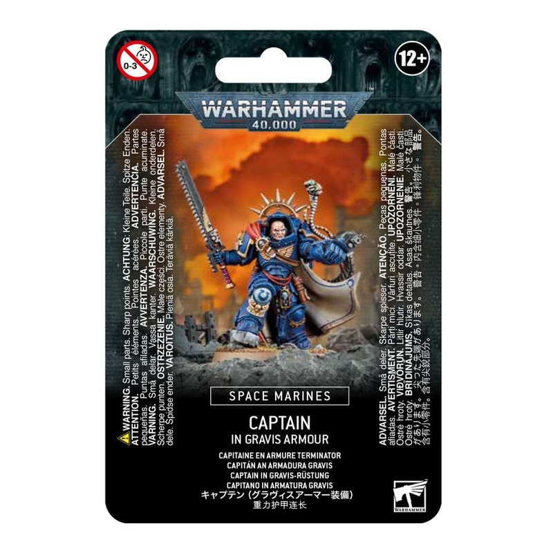 GW – Warhammer 40k Space Marines: Captain In Gravis Armour  (48-70)