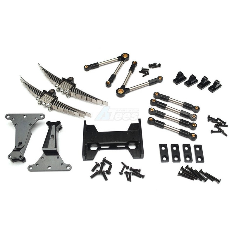 Hercules Hobby – 1/14 3-Point Swinging All-Alum. Rear Susp. w/ Thick Leaf