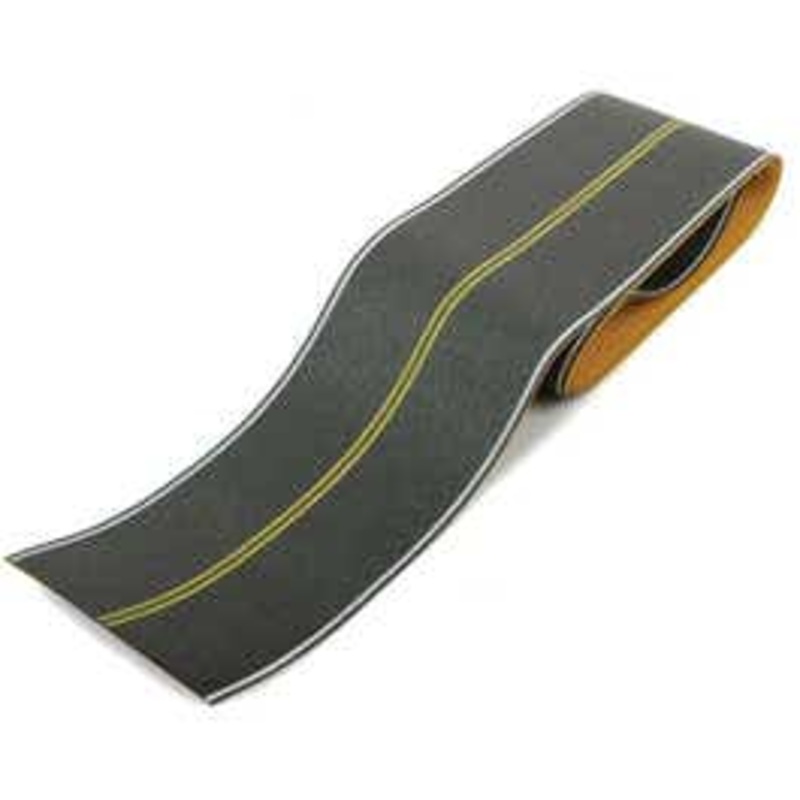 Walthers #949-1252 Flexible Self-Adhesive Paved Roadway – Vintage and Modern No Passing Zone