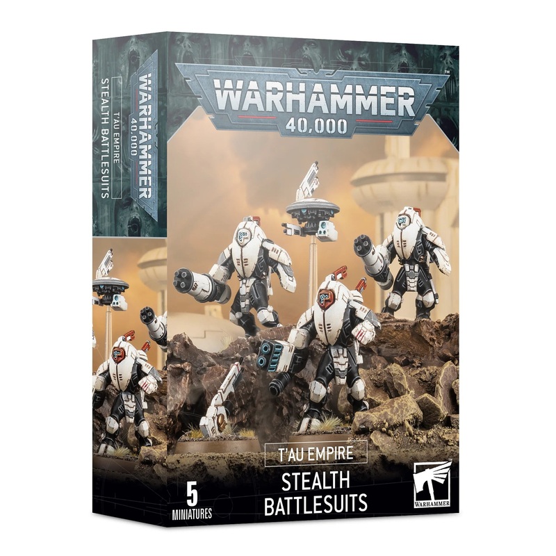 GW – Warhammer 40k T’au Empire: Stealth Battlesuits  (56-14)