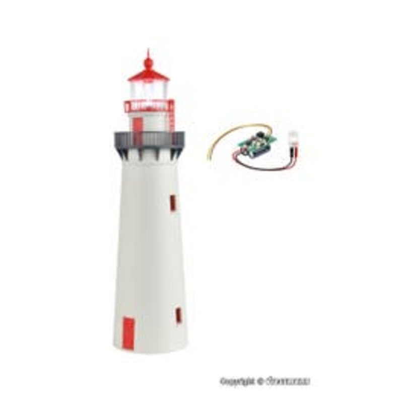 Kibri 39170  HO Lighthouse with LED-beacon, functional kit