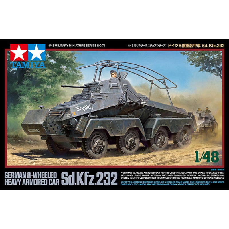 Tamiya – 1/48 German Sd.Kfz.232 Armored Car