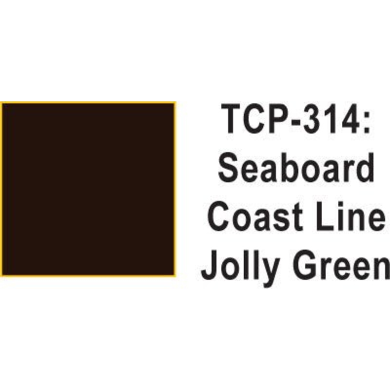 Tru Color TCP-314 Seaboard Coast Line Jolly Green Paint 1 ounce